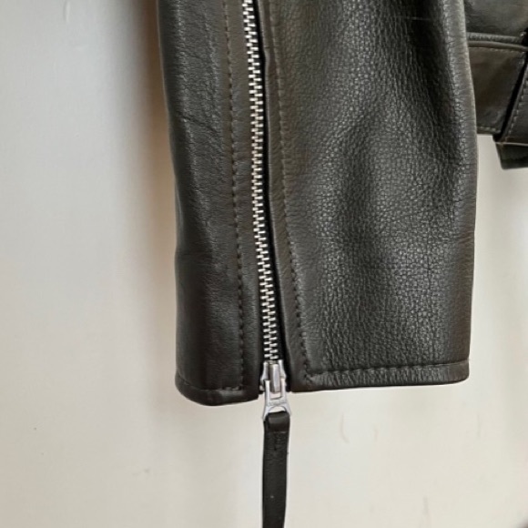 Men’s Club Monaco Leather Jacket - Picture 8 of 8